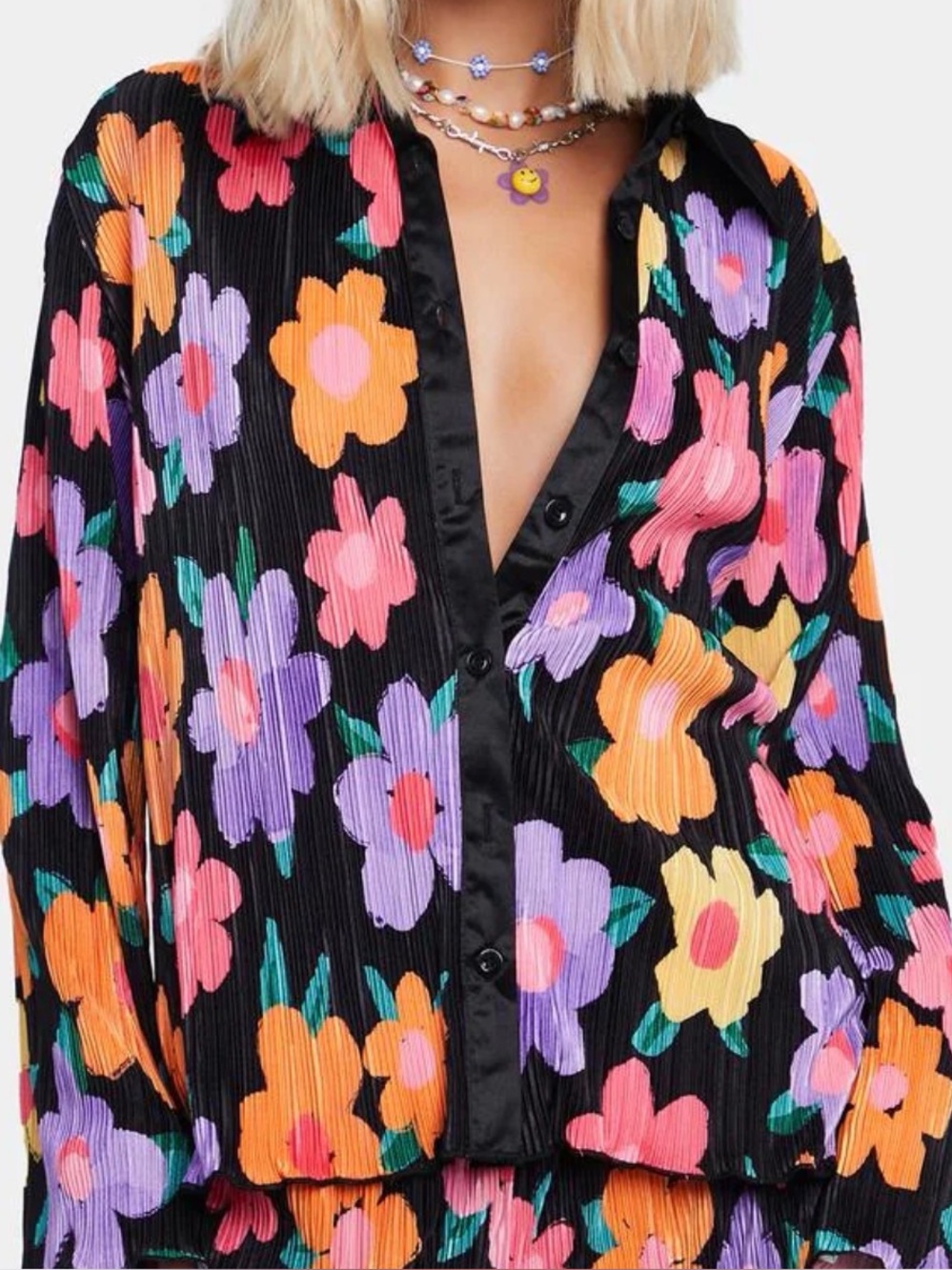 NWT PepperMayo Floral Blouse Size 4